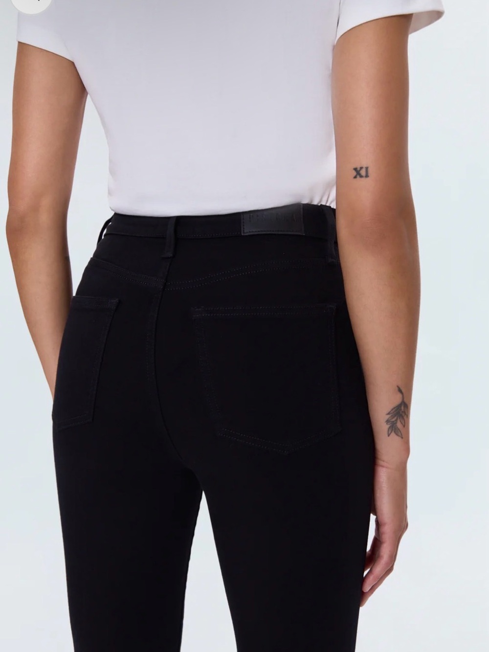 pistola Black High-Rise Cropped Flare Jeans - Picture 5 of 8